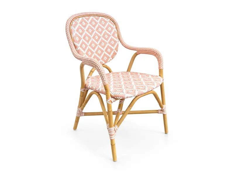 Hillerstorp Holmenäs caféstol 2-pak, Rosa