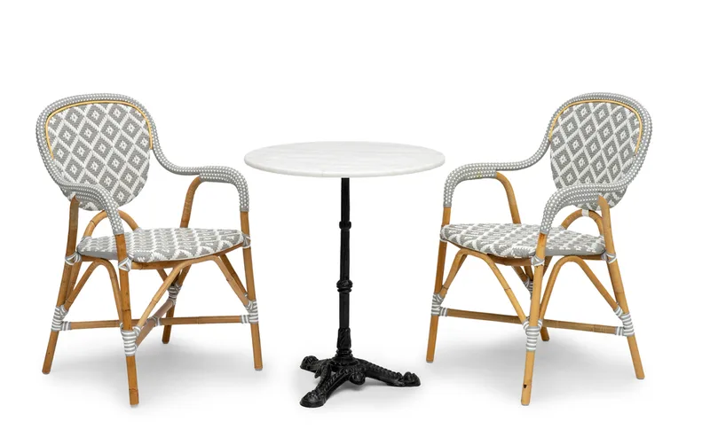 Hillerstorp Holmenäs caféstol 2-pak - Grå - Møbler - Stole & lænestole - Armstole