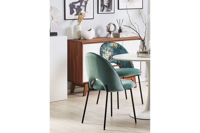 Hobucken Stol 2-pak - Grøn - Spisebordsstole & køkkenstole