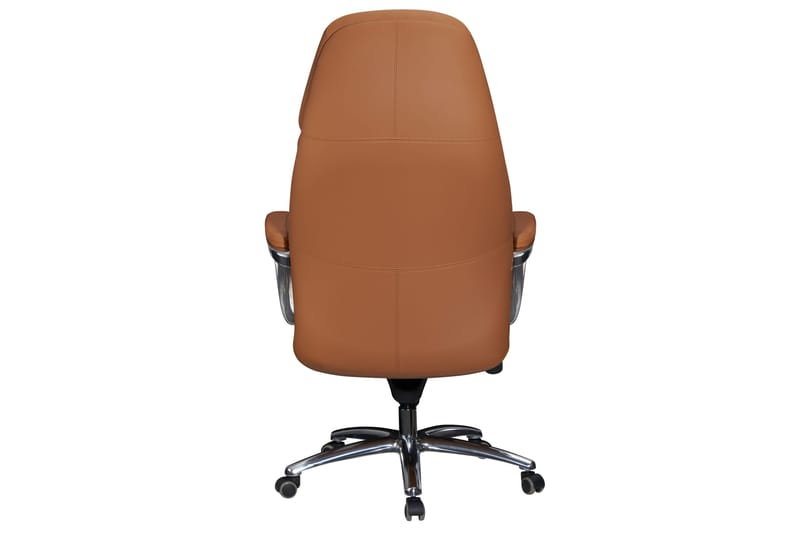 Hubdam kontorstol - Brun / sølv - Kontorstole & skrivebordsstole