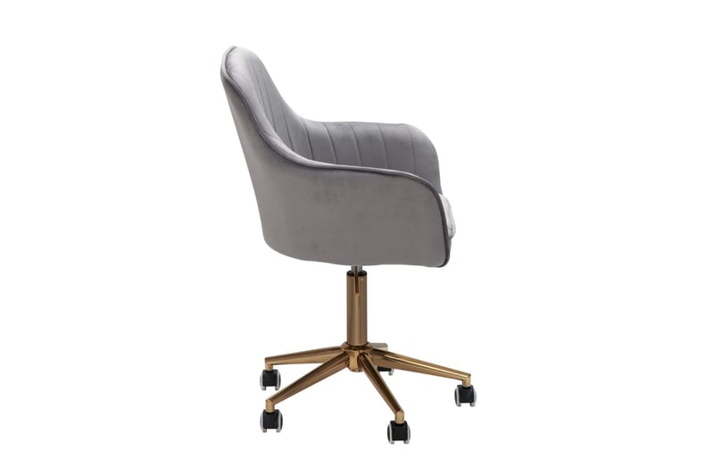 Hubdam kontorstol - Grå / sølv - Kontorstole & skrivebordsstole