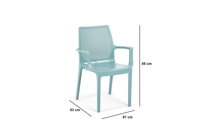 Icon Armstol - Blå - Møbler - Stole & lænestole - Spisebordsstole & køkkenstole