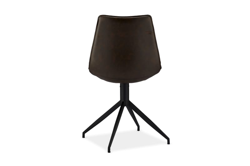 Isabel Køkkenstol Kunstlæder - Mørkebrun - Spisebordsstole & køkkenstole