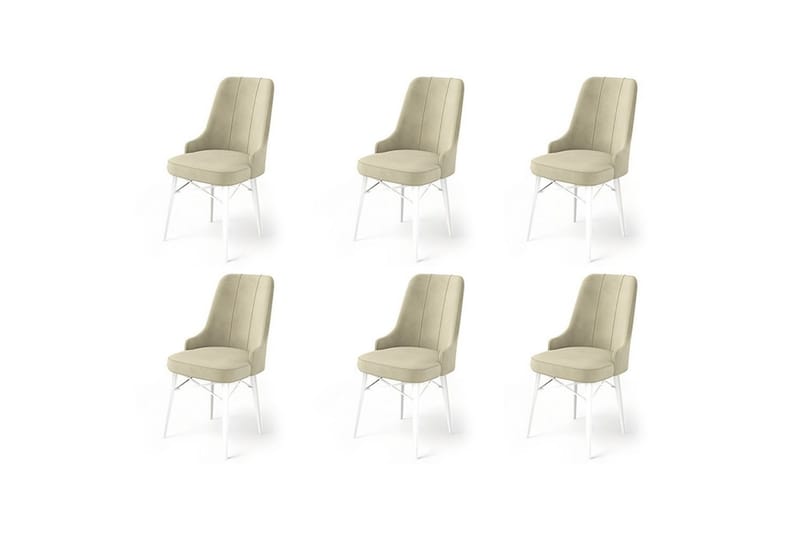 Jandela Spisestol - Cremevhid/Hvid - Møbler - Stole & lænestole - Spisebordsstole & køkkenstole