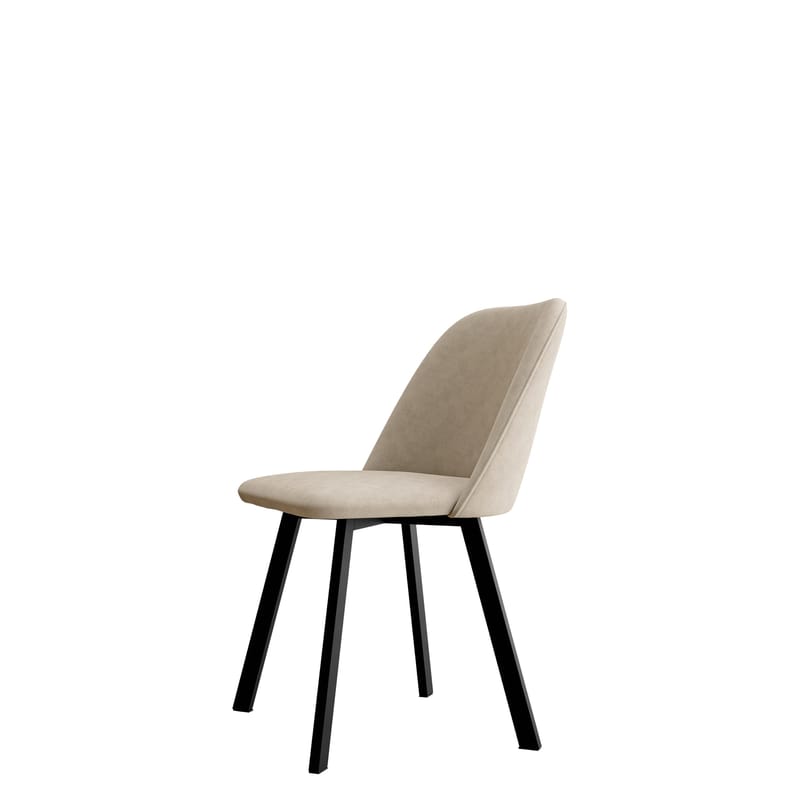 Jarlen spisebordsstol, beige og sort