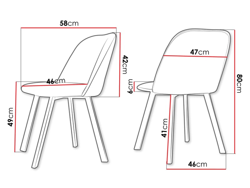 Jarlen spisebordsstol - taupe og sort - Møbler - Stole & lænestole - Spisebordsstole & køkkenstole