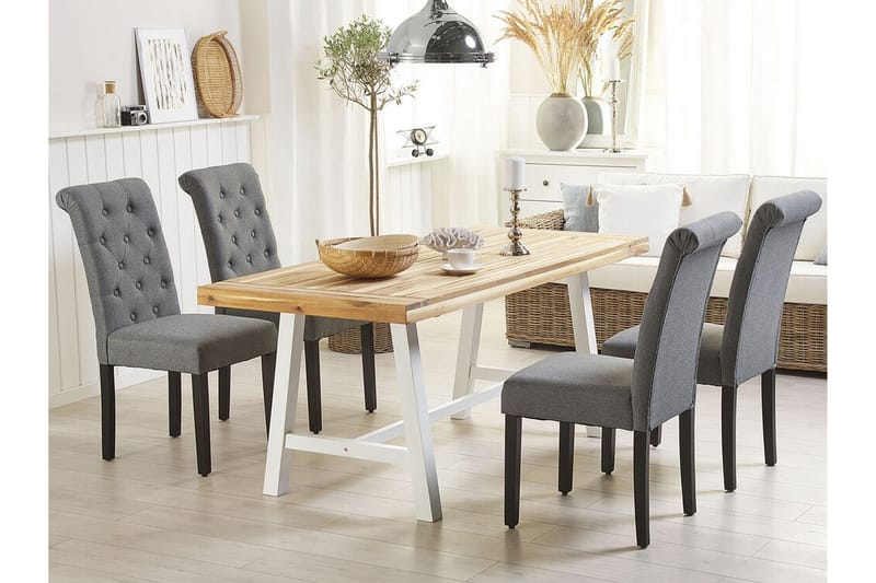 Kanva Stol 2 stk - Grå - Spisebordsstole & køkkenstole
