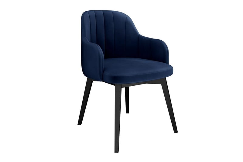 Kendale Spisestol - Brun/blå/sort - Spisebordsstole & køkkenstole