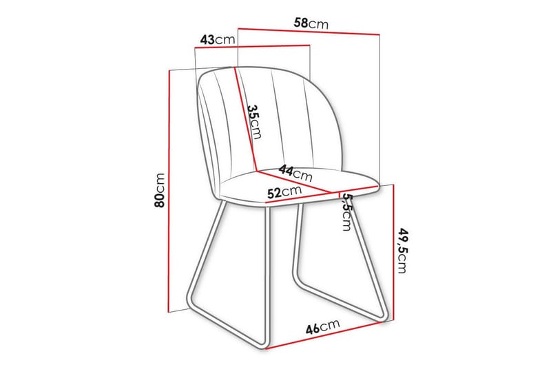 Kintore SpiseStol - Sort - Spisebordsstole & køkkenstole