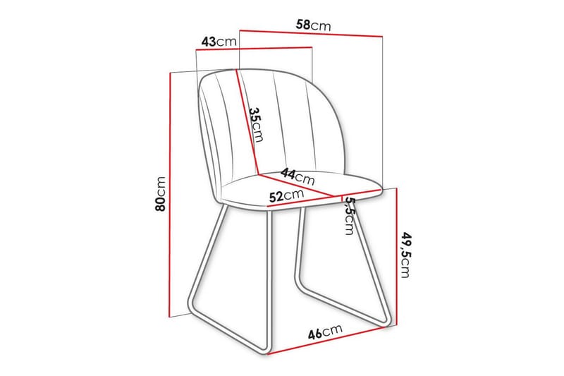 Kintore SpiseStol - Sort - Spisebordsstole & køkkenstole