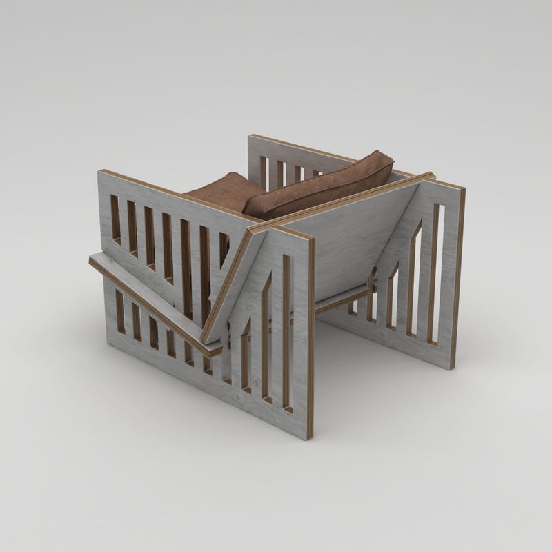 Kollumber Øreklapstol - Naturtræ - Møbler - Stole & lænestole - Lænestole