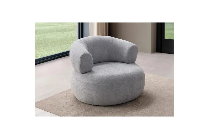 Kollumber Lænestol - Grå - Møbler - Stole & lænestole - Lænestole