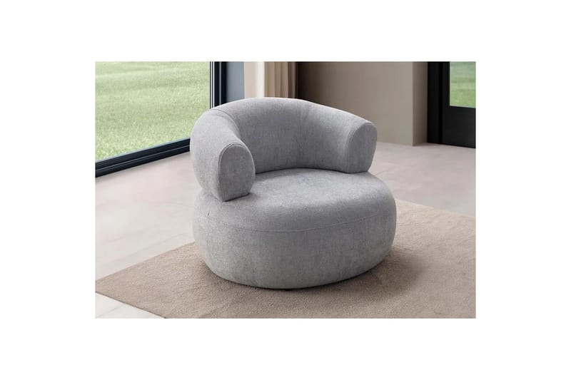 Kollumber Lænestol - Grå - Møbler - Stole & lænestole - Lænestole