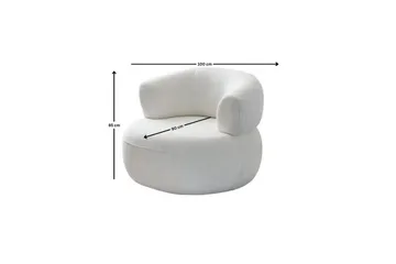 Kollumber Lænestol - Hvid - Møbler - Stole & lænestole - Lænestole