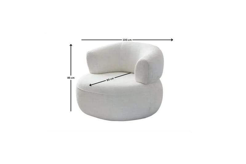 Kollumber Lænestol - Hvid - Møbler - Stole & lænestole - Lænestole