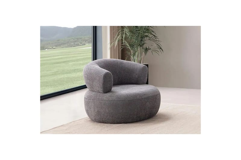 Kollumber Lænestol - Mørkegrå - Møbler - Stole & lænestole - Lænestole