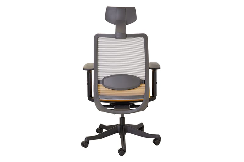 Anggun Kontorstol - Gul/Grå - Møbler - Stole & lænestole - Kontorstole & skrivebordsstole