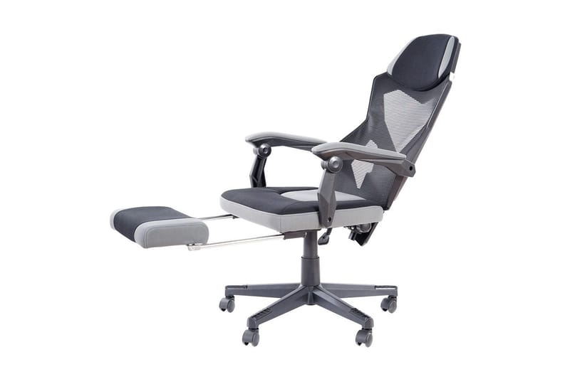 Balneario Kontorsstol Justerbar - Sort/Grå - Møbler - Stole & lænestole - Kontorstole & skrivebordsstole