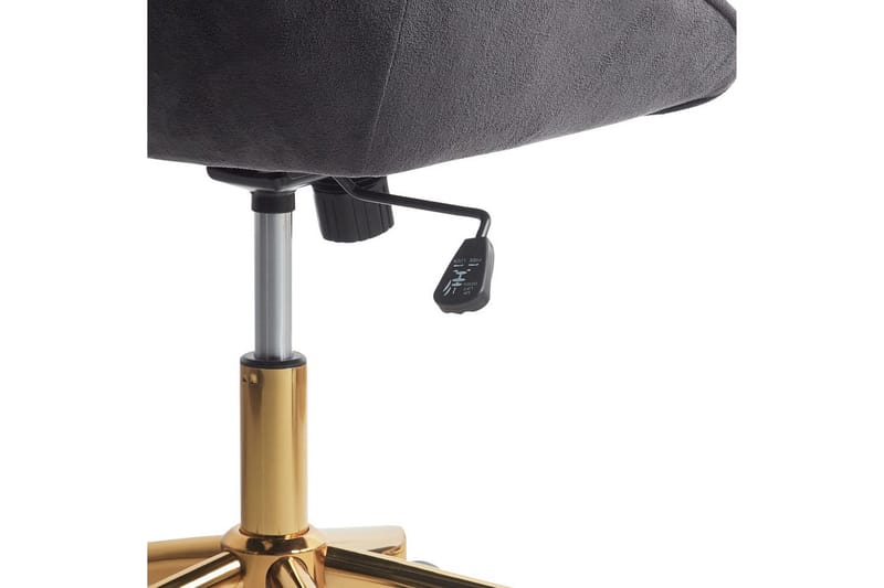 Kontorstol Bardsdale Grå/sort/guld - Grå/sort/guld - Møbler - Stole & lænestole - Kontorstole & skrivebordsstole
