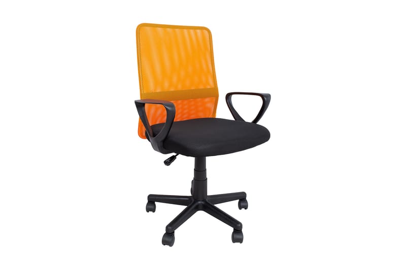 Belinda Kontorstol Sort/Orange - Møbler - Stole & lænestole - Kontorstole & skrivebordsstole