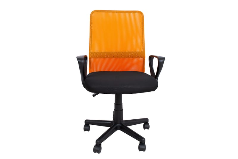 Belinda Kontorstol Sort/Orange - Møbler - Stole & lænestole - Kontorstole & skrivebordsstole