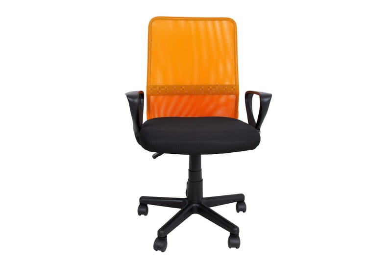 Belinda Kontorstol Sort/Orange - Kontorstole & skrivebordsstole