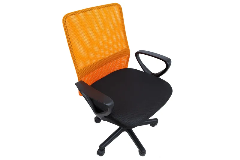 Belinda Kontorstol Sort/Orange - Møbler - Stole & lænestole - Kontorstole & skrivebordsstole