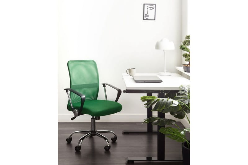 Kontorstol Best Grøn/sølv/sort - Grøn/sølv/sort - Møbler - Stole & lænestole - Kontorstole & skrivebordsstole
