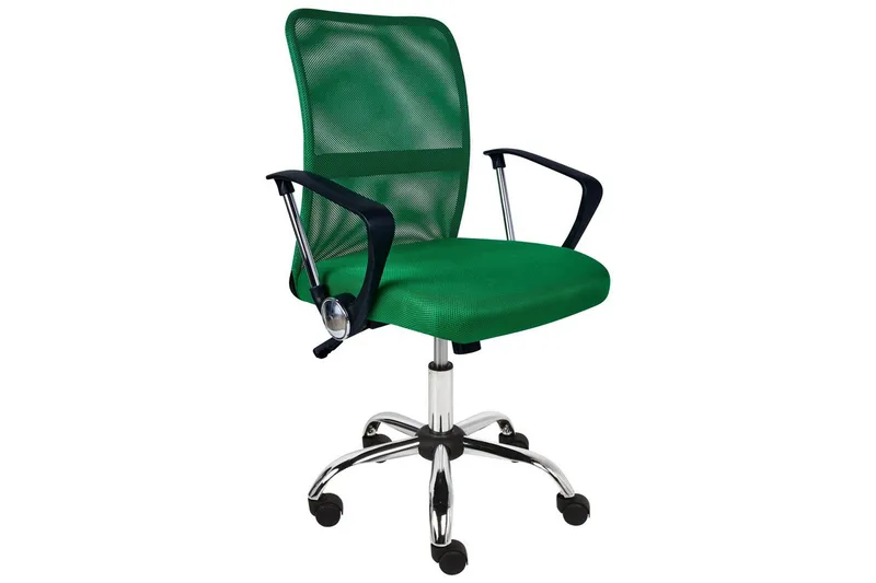 Kontorstol Best Grøn/sølv/sort, Grøn/sølv/sort