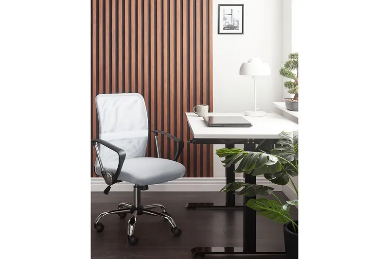 Kontorstol Best Hvid/Sølv/Sort/Grå - Hvid/Sølv/Sort/Grå - Møbler - Stole & lænestole - Kontorstole & skrivebordsstole