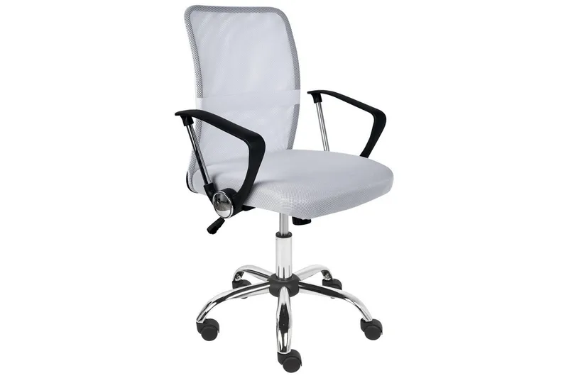 Kontorstol Best Hvid/Sølv/Sort/Grå - Hvid/Sølv/Sort/Grå - Møbler - Stole & lænestole - Kontorstole & skrivebordsstole