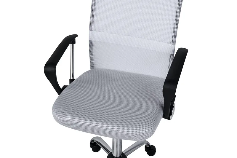 Kontorstol Best Hvid/Sølv/Sort/Grå - Hvid/Sølv/Sort/Grå - Møbler - Stole & lænestole - Kontorstole & skrivebordsstole