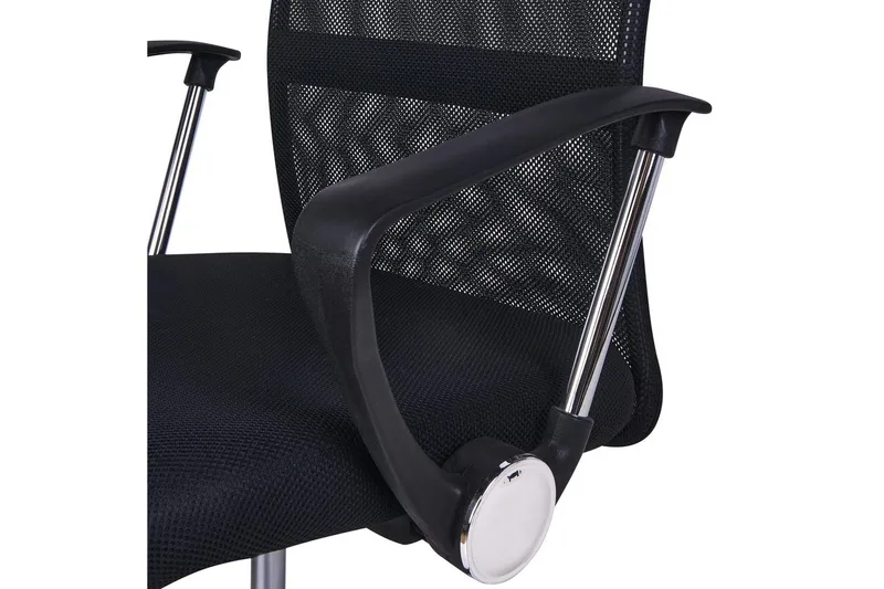 Kontorstol Best Sort/Sølv - Sort/Sølv - Møbler - Stole & lænestole - Kontorstole & skrivebordsstole