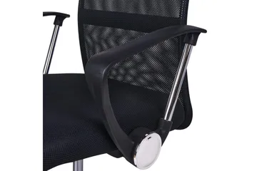 Kontorstol Best Sort/Sølv - Sort/Sølv - Møbler - Stole & lænestole - Kontorstole & skrivebordsstole