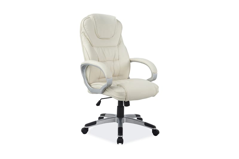 Delafield Kontorstol Justerbar - Kunstlæder/Beige - Møbler - Stole & lænestole - Kontorstole & skrivebordsstole