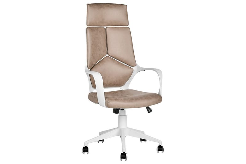 Kontorstol Delight Beige/hvid - Beige/hvid - Møbler - Stole & lænestole - Kontorstole & skrivebordsstole