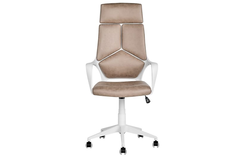 Kontorstol Delight Beige/hvid - Beige/hvid - Møbler - Stole & lænestole - Kontorstole & skrivebordsstole
