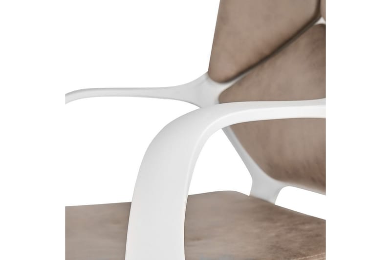 Kontorstol Delight Beige/hvid - Beige/hvid - Møbler - Stole & lænestole - Kontorstole & skrivebordsstole