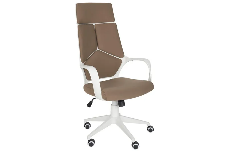 Kontorstol Delight Brun/Hvid, Brun/Hvid