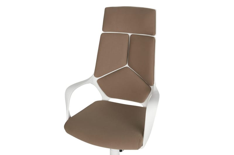 Kontorstol Delight Brun/Hvid - Brun/Hvid - Møbler - Stole & lænestole - Kontorstole & skrivebordsstole