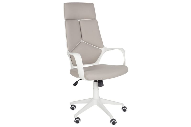 Kontorstol Delight Taupe/hvid - Taupe/hvid - Møbler - Stole & lænestole - Kontorstole & skrivebordsstole
