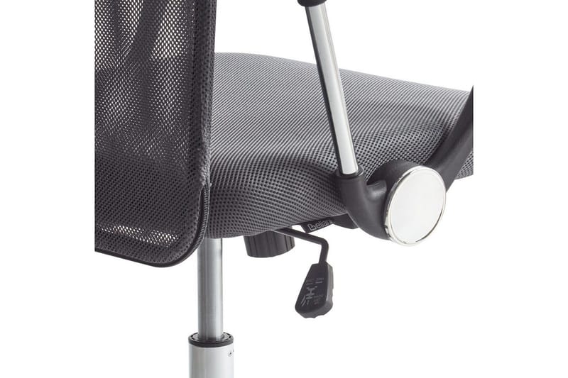 Kontorstol Design Grå/sort/sølv - Grå/sort/sølv - Møbler - Stole & lænestole - Kontorstole & skrivebordsstole