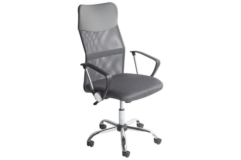 Kontorstol Design Grå/sort/s ølv - Grå/sort/sølv - Møbler - Stole & lænestole - Kontorstole & skrivebordsstole