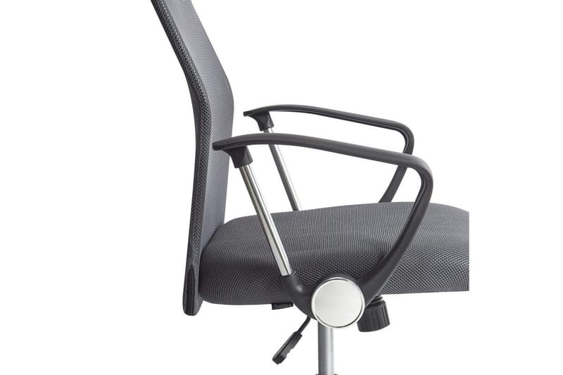 Kontorstol Design Grå/sort/sølv - Grå/sort/sølv - Møbler - Stole & lænestole - Kontorstole & skrivebordsstole