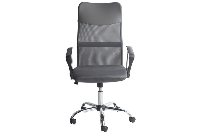 Kontorstol Design Grå/sort/sølv - Grå/sort/sølv - Møbler - Stole & lænestole - Kontorstole & skrivebordsstole