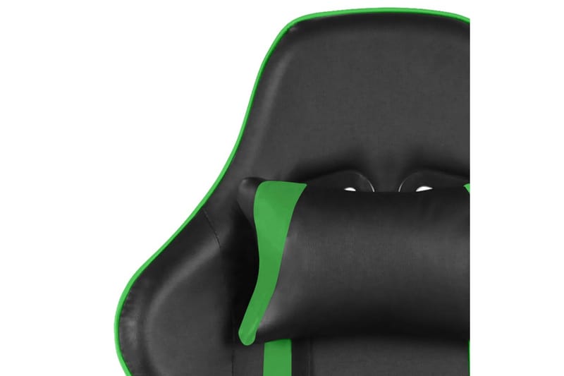 Drejelig Gamingstol Pvc Grøn - Grøn - Møbler - Stole & lænestole - Kontorstole & skrivebordsstole