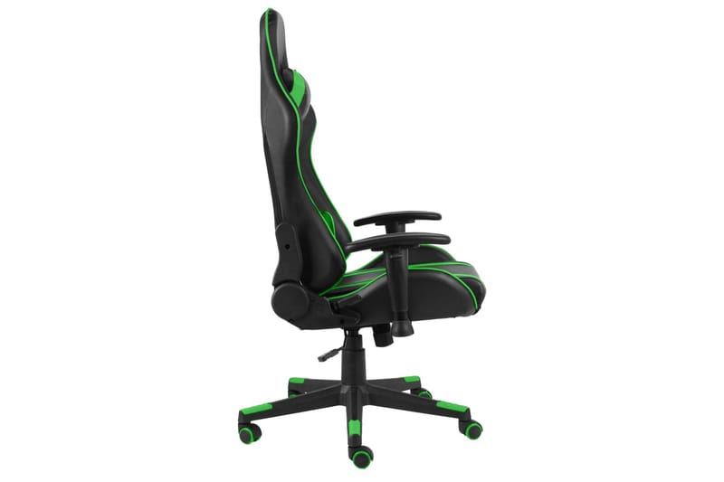 Drejelig Gamingstol Pvc Grøn - Grøn - Møbler - Stole & lænestole - Kontorstole & skrivebordsstole