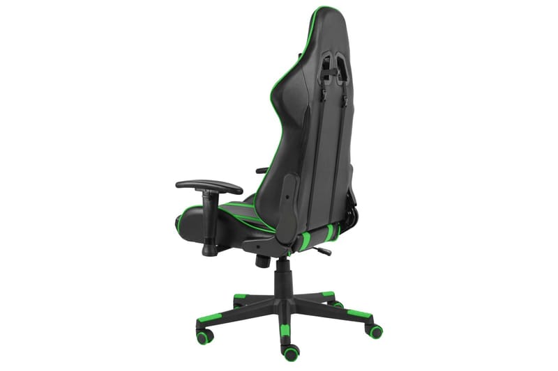 Drejelig Gamingstol Pvc Grøn - Grøn - Møbler - Stole & lænestole - Kontorstole & skrivebordsstole