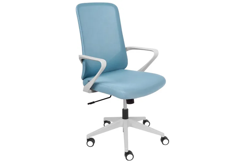 Kontorstol Expert Blå/Hvid, Blå/Hvid