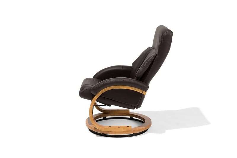 Force Hvilstol med fodskammel - Brun - Kontorstole & skrivebordsstole